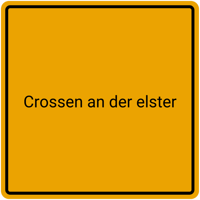 Meldebestätigung Crossen an der Elster